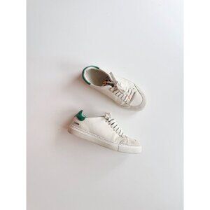 AXEL ARIGATO Clean 90mm Triple Leather Suede Calf Hair Low Top Sneakers Size 6.5